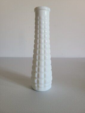 Milk Glass Bud Vase White Vintage